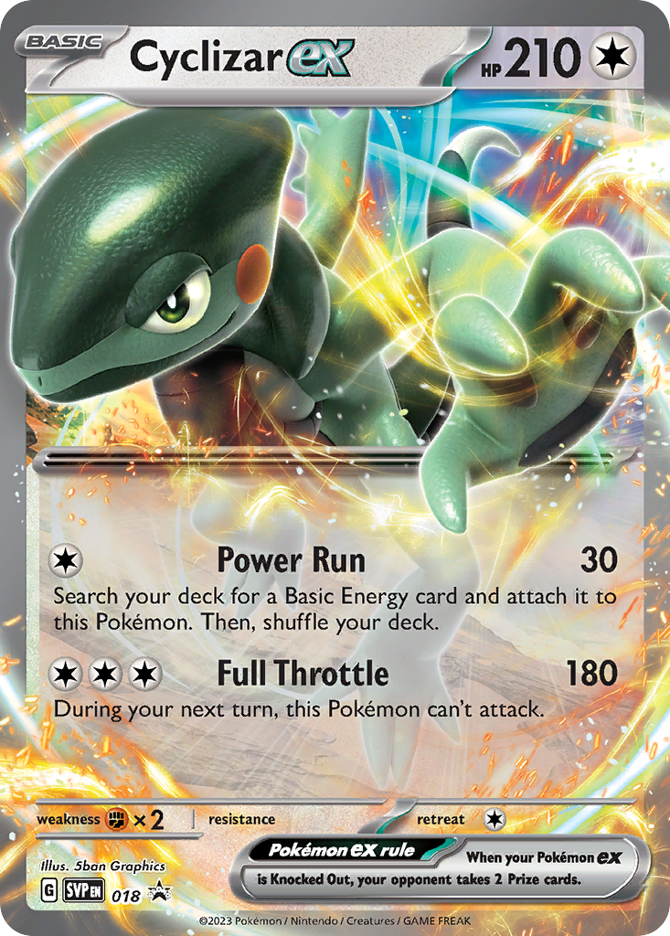 Scarlet & Violet Promo Cyclizar ex #18